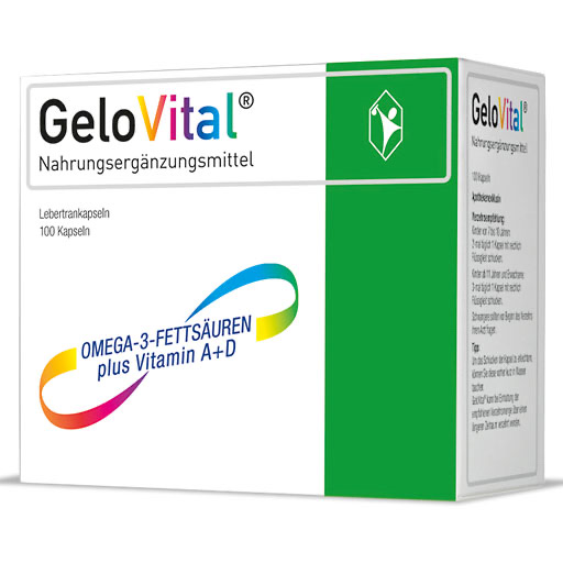 GELOVITAL Nahrungsergänzungsmittel Lebertran Kaps. 100 St  