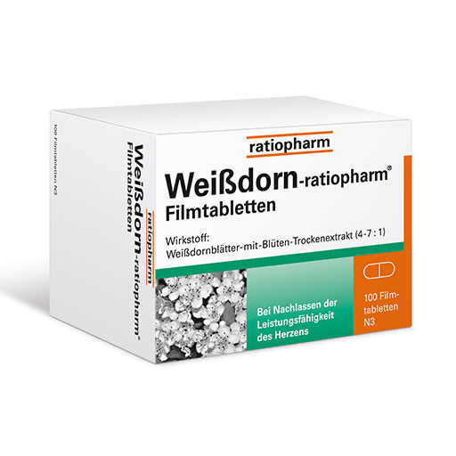 WEISSDORN-RATIOPHARM Filmtabletten* 100 St