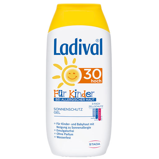 LADIVAL Kinder allergische Haut Gel LSF 30 200 ml