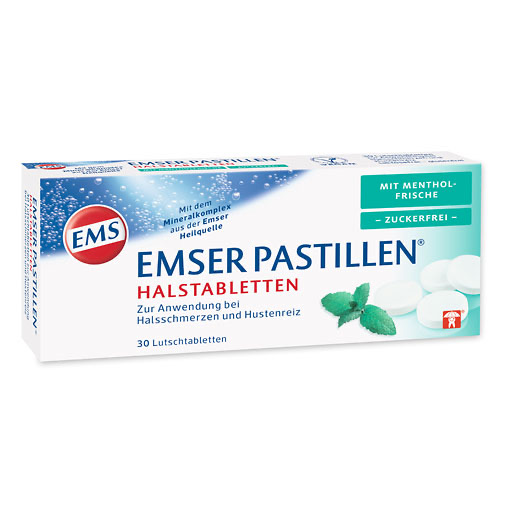EMSER Pastillen mit Mentholfrische zuckerfrei 30 St