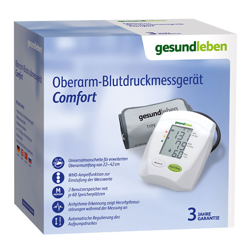 GESUND LEBEN Oberarm-Blutdruckmessgerät Comfort 1 St
