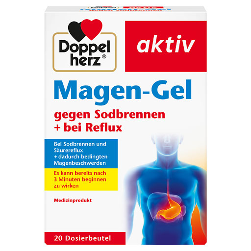 DOPPELHERZ Magen-Gel gegen Sodbrennen+bei Reflux 20x10 ml