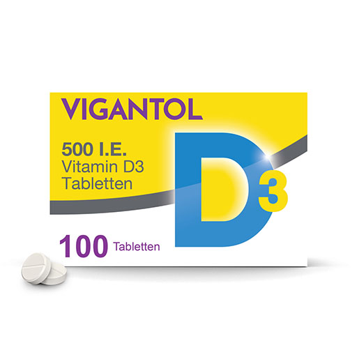 VIGANTOL 500 I. E. Vitamin D3 Tabletten* 100 St