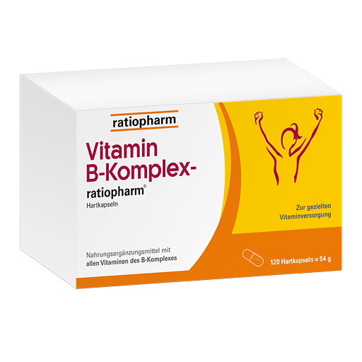 VITAMIN B-KOMPLEX-ratiopharm - mit 8 B-Vitaminen 120 St  