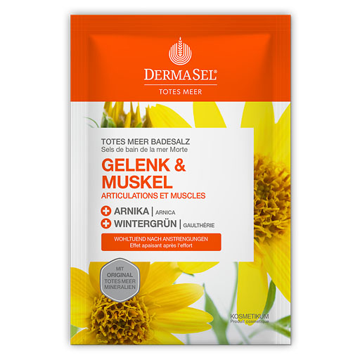 DERMASEL Totes Meer Badesalz Gelenk & Muskel 80 g