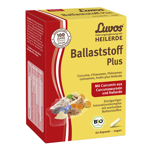 LUVOS Heilerde Bio Ballaststoff Plus Kapseln 60 St  