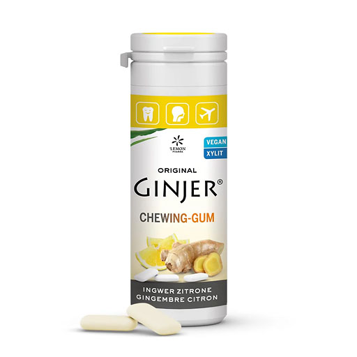 INGWER GINJER Kaugummi Zitrone 30 g