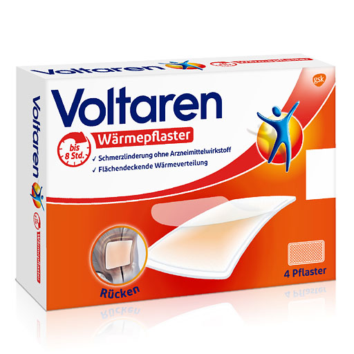 VOLTAREN Wärmepflaster Rücken 4 St