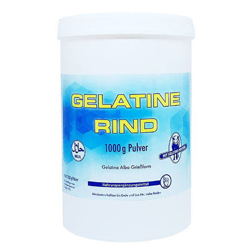 GELATINE RIND Pulver Halal 1000 g