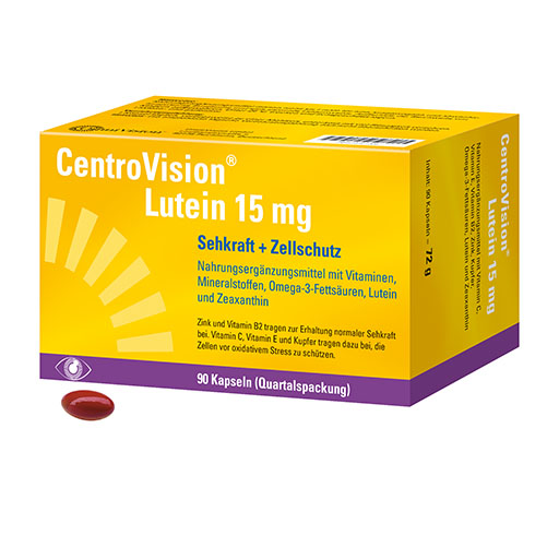 CENTROVISION Lutein 15 mg Kapseln 90 St  