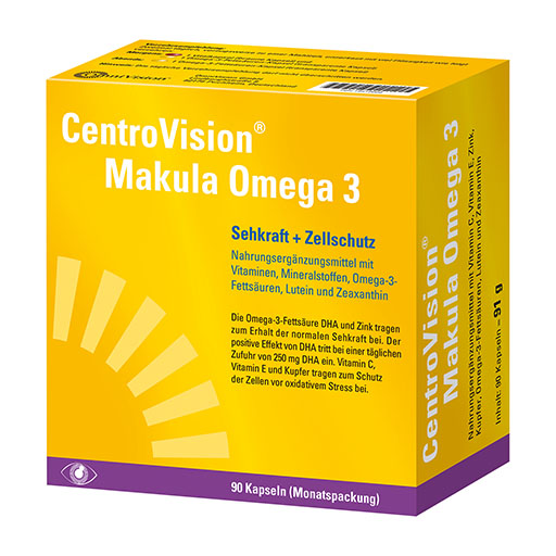 CENTROVISION Makula Omega-3 Kapseln 90 St  