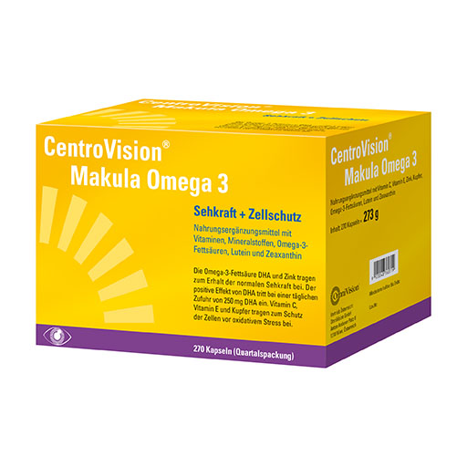 CENTROVISION Makula Omega-3 Kapseln 270 St