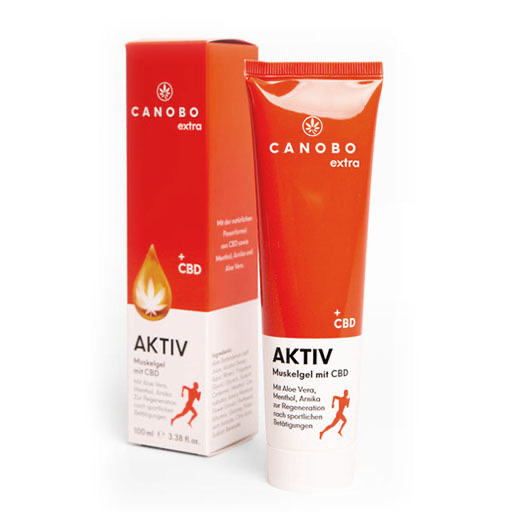 CANOBO extra AKTIV Muskelgel mit CBD 100 ml