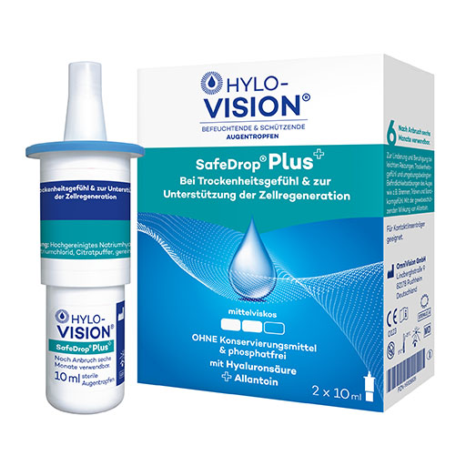 HYLO-VISION SafeDrop Plus Augentropfen 2x10 ml