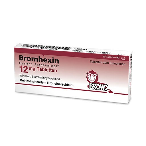 BROMHEXIN Hermes Arzneimittel 12 mg Tabletten* 50 St