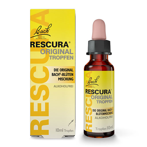 BACHBLÜTEN Original Rescura Tropfen alkoholfrei 10 ml