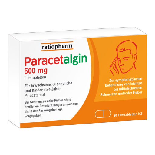 PARACETALGIN 500 mg Filmtabletten* 20 St