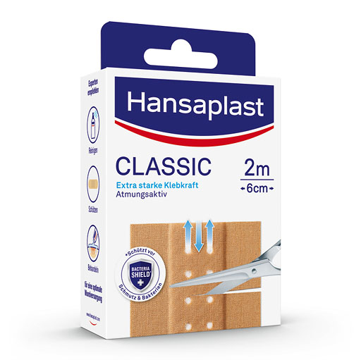 HANSAPLAST Classic Pflaster 6 cmx2 m 1 St