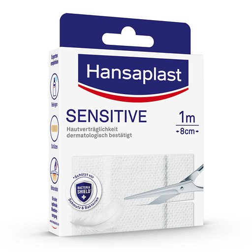 HANSAPLAST Sensitive Pflast. hypoallergen 8 cmx1 m 1 St
