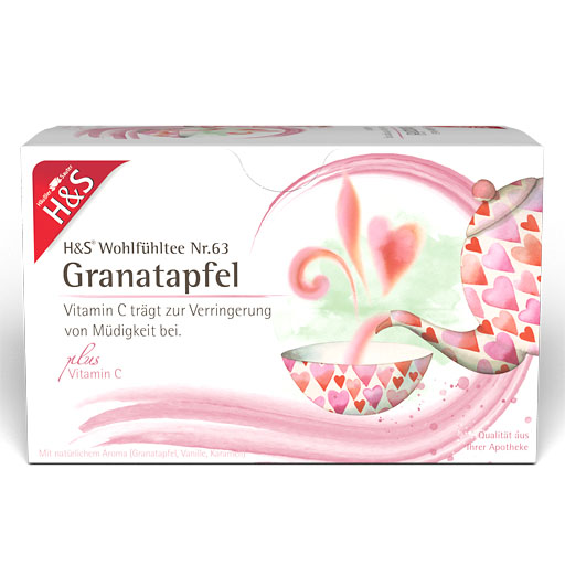 H&S Granatapfel mit Vitamin C Filterbeutel 20x2 g