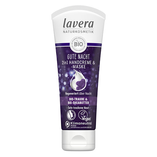 LAVERA Gute Nacht 2in1 Handcreme & -Maske dt 75 ml