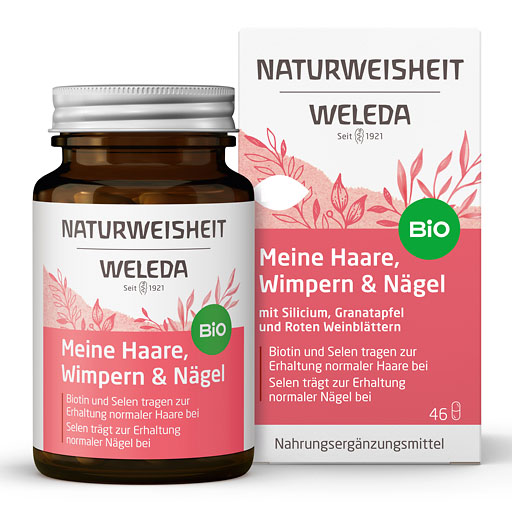 WELEDA Naturweisheit Meine Haare Wimpern&Nägel Kps 46 St  