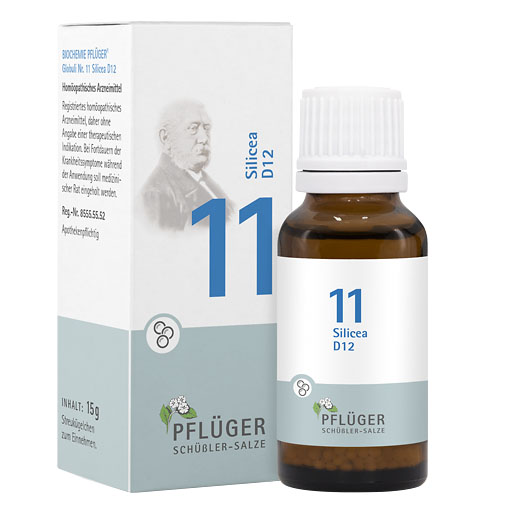 BIOCHEMIE Pflüger 11 Silicea D 12 Globuli* 15 g