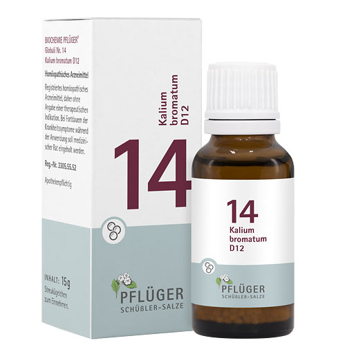 BIOCHEMIE Pflüger 14 Kalium bromatum D 12 Globuli* 15 g