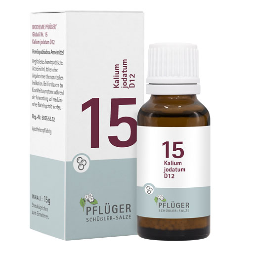 BIOCHEMIE Pflüger 15 Kalium jodatum D 12 Globuli* 15 g