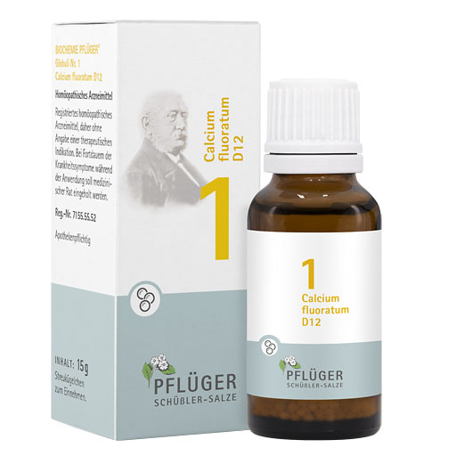 BIOCHEMIE Pflüger 1 Calcium fluoratum D 12 Globuli* 15 g