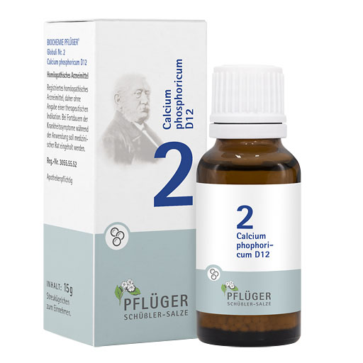 BIOCHEMIE Pflüger 2 Calcium phosphoricum D 12 Gl.* 15 g
