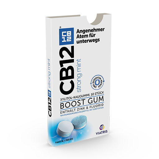 CB12 boost strong mint Kaugummi 10 St