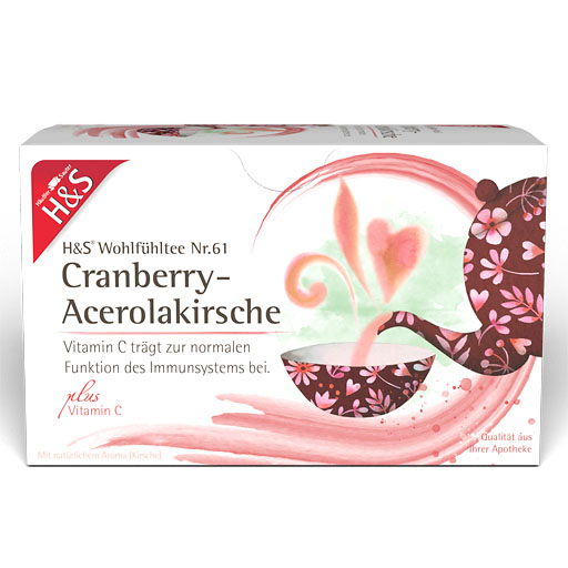 H&S Cranberry-Acerolakirsche mit Vitamin C Fbtl. 20x2,8 g
