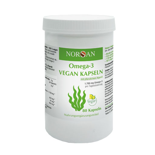 NORSAN Omega-3 vegan Kapseln 80 St  
