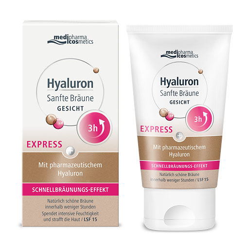 HYALURON SANFTE Bräune Express Gesicht Creme 30 ml