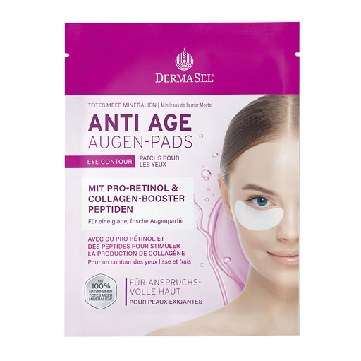 DERMASEL Totes Meer Anti-Age Augen-Pads 1 P