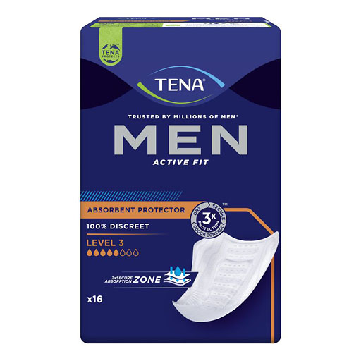 TENA MEN Active Fit Level 3 Inkontinenz Einlagen 16 St