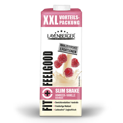 LAYENBERGER Fit+Feelgood Slim Shake Himb. Vanil. XXL 990 ml