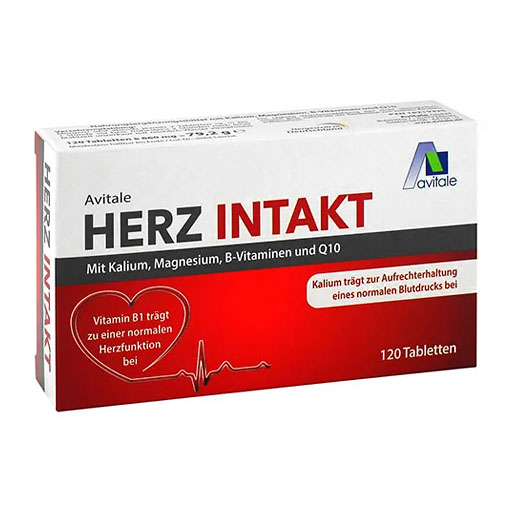 HERZ INTAKT mit Kalium+Magnesium+B-Vitaminen Tabl. 120 St  