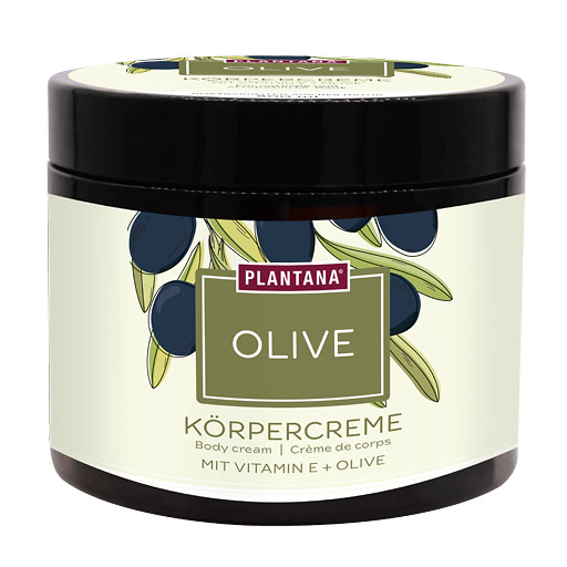 PLANTANA Olive Körpercreme m. Vitamin-E 500 ml
