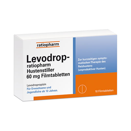 LEVODROP-ratiopharm Hustenstiller 60 mg Filmtabl.* 10 St