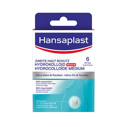 HANSAPLAST Zweite Haut Schutz Pflaster 6 St