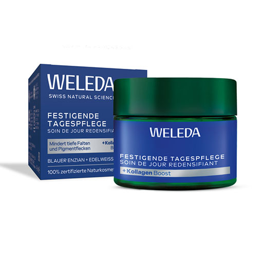 WELEDA festigende Tagespflege blauer Enzian&Edelw. 40 ml