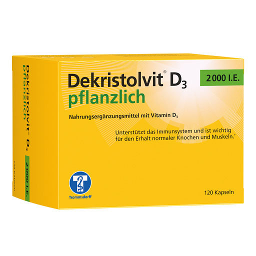 DEKRISTOLVIT D3 2000 I. E. pflanzlich Kapseln 120 St  
