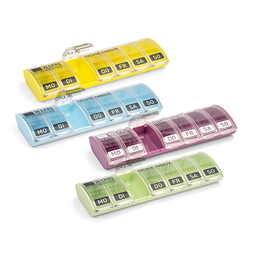 WEPA 1x7 Wochenbox farbig sortiert/pastell 1 St
