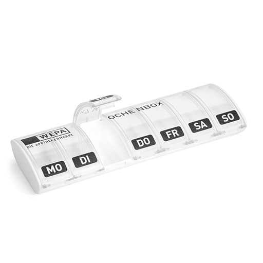 WEPA 1x7 Wochenbox UV-Schutz+ farbig sortiert 1 St