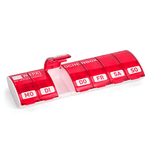 WEPA 1x7 Wochenbox UV-Schutz+ pink 1 St