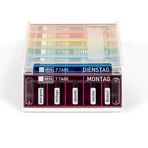 WEPA 7 Tage Wochenmagazin UV-Schutz+ Regenbogen 1 St