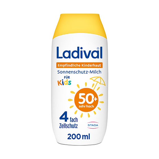 LADIVAL empfindliche Kinderhaut Milch LSF 50+ 200 ml