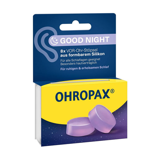 OHROPAX Good Night Silikon Vor-Ohr Stöpsel 8 St